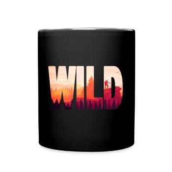 SAUVAGE - Mug uni - noir - Devant
