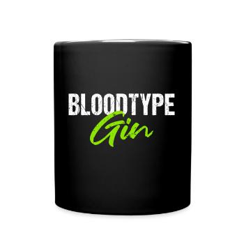 Bloodtype Gin Gin Lovers - Full Colour Mug - black - Front