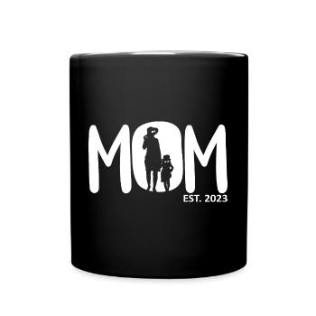 2023, Maman en devenir, annonce de grossesse - Mug uni - noir - Devant