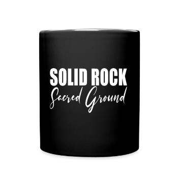SOLID ROCK Sacred Ground - Tasse einfarbig - Schwarz - Vorne