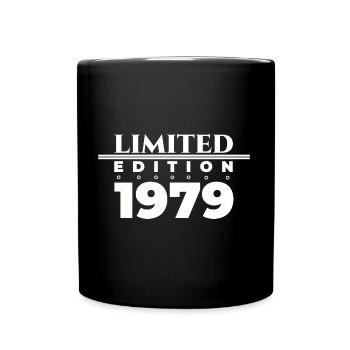 Born 1979 44th birthday Gift man/ woman - Full Colour Mug - black - Front