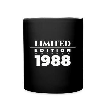 Né en 1988 35ème anniversaire Cadeau homme / femme - Mug uni - noir - Devant