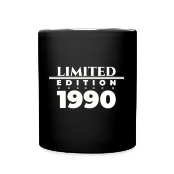 Né en 1990 33ème anniversaire Cadeau homme / femme - Mug uni - noir - Devant