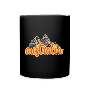 Sydney Australia - Full Colour Mug - black - Front