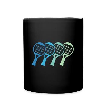Padel tennis Padel rackets Padel player Padel - Full Colour Mug - black - Front