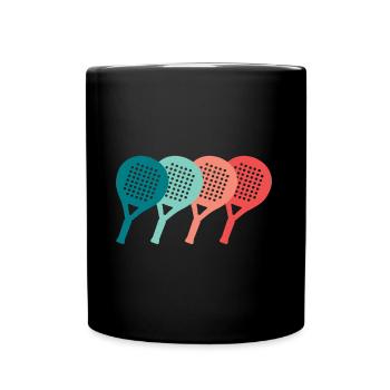 Padel Tennis Padel Player Vintage Padel - Full Colour Mug - black - Front