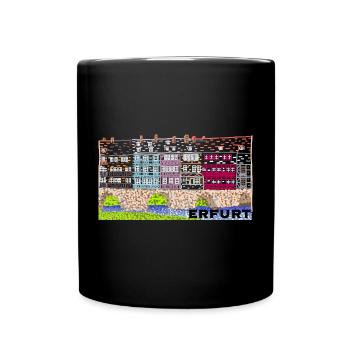 Erfurt, Couronne historique - Mug uni - noir - Devant