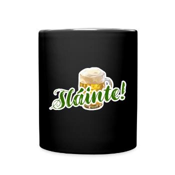 Skål – sláinte øl humor - Full Colour Mug - black - Front