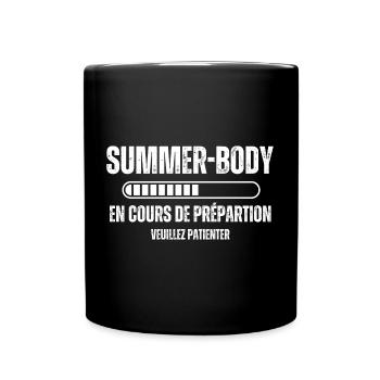 T-shirt Humour Musculation Homme - Mug uni - noir - Devant