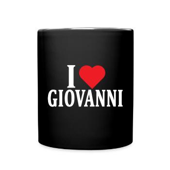t-shirt I love Giovanni t-shirt gift idea - Full Colour Mug - black - Front