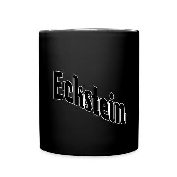 Eckstein - Tasse einfarbig - Schwarz - Vorne