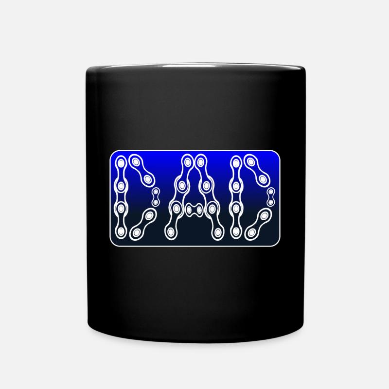 DAD CYCLING - FAHRRAD - KETTE - Tasse einfarbig - Schwarz