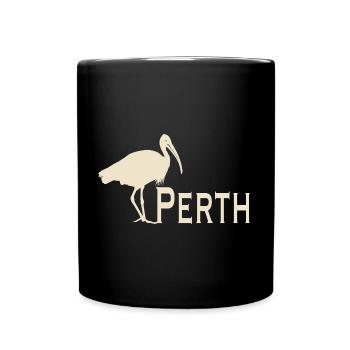 Bin Chicken Perth - Full Colour Mug - black - Front