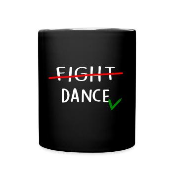 Les danseurs dansent ANTI-WAR-DANCE École de danse - Mug uni - noir - Devant