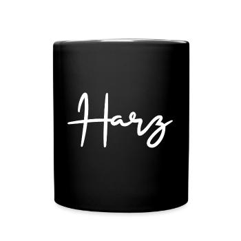 Harz Gebirge Natur - Tasse einfarbig - Schwarz - Vorne