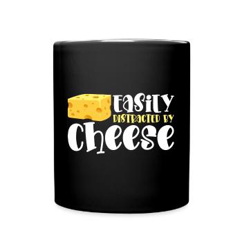 Fromage Foodie Fromagerie Laiterie - Mug uni - noir - Devant