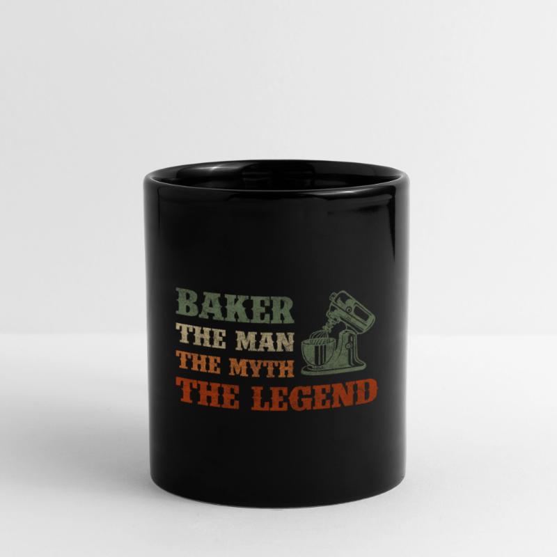 Baking rolls work Full Colour Mug
