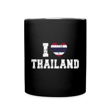 Thaïlande - Mug uni - noir - Devant