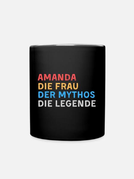 Amanda Fau Mythos Legende - Tasse einfarbig - Schwarz
