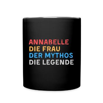 Annabelle Fau Mythos Legende - Tasse einfarbig - Schwarz - Vorne