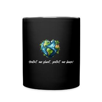 Protégez notre planète blanche - Mug uni - noir - Devant