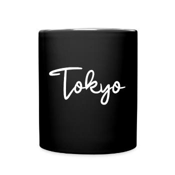 Tokyo Japan Tokio - Tasse einfarbig - Schwarz - Vorne