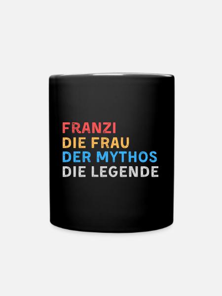Franzi Fau Mythos Legende - Tasse einfarbig - Schwarz