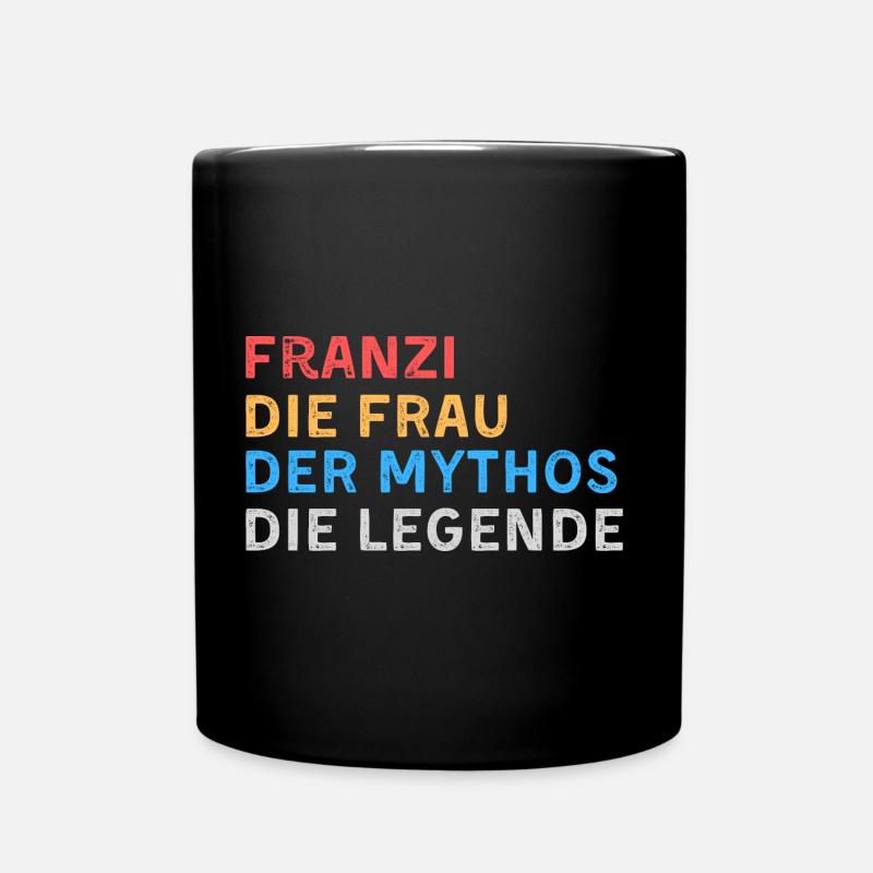 Franzi Fau Mythos Legende - Tasse einfarbig - Schwarz