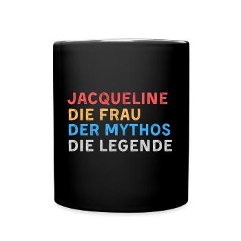 Jacqueline Fau Mythos Legende - Tasse einfarbig - Schwarz - Vorne