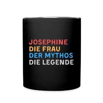 Josephine Fau Mythos Legende - Tasse einfarbig - Schwarz - Vorne