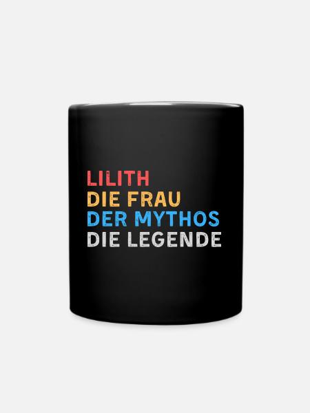 Lilith Fau Mythos Legende - Tasse einfarbig - Schwarz