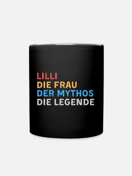 Lilli Fau Mythos Legende - Tasse einfarbig - Schwarz