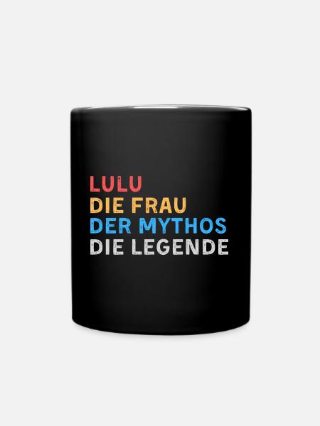 Lulu Fau Mythos Legende - Tasse einfarbig - Schwarz