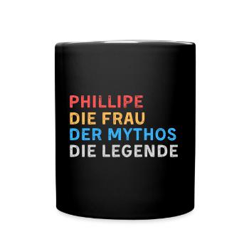 Phillipe Fau Mythos Legende - Tasse einfarbig - Schwarz - Vorne