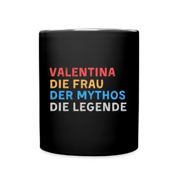 Valentina Fau Mythos Legende - Tasse einfarbig - Schwarz - Vorne