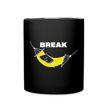 BREAK - Full Colour Mug - black - Front