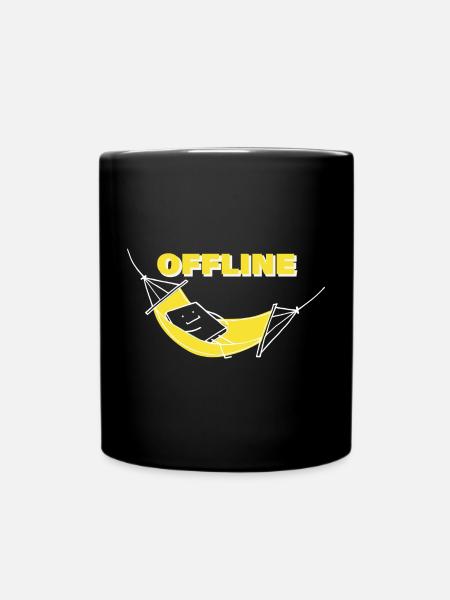 OFFLINE - Tasse einfarbig - Schwarz