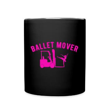 Forklift Operator Funny Gag Joke Forklift - Tasse einfarbig - Schwarz - Vorne