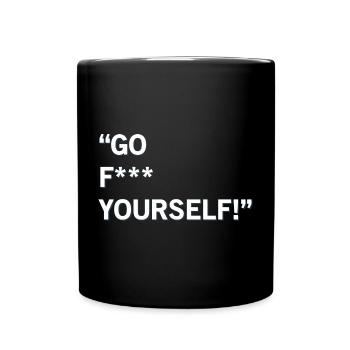 Allez-y vous-même - Mug uni - noir - Devant