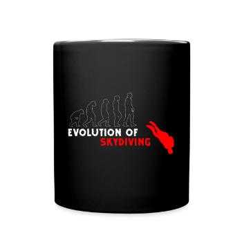Fallschirm Adrenalin Freier Fall Paragliding - Tasse einfarbig - Schwarz - Vorne