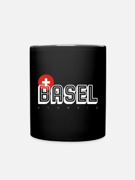 Basel - Full Colour Mug - black