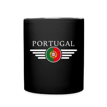 Portugal T-Shirt: Sun, Sea, Style - Full Colour Mug - black - Front