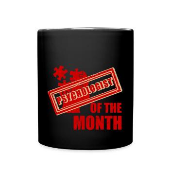 Psychologue du mois Thérapeute de la santé - Mug uni - noir - Devant