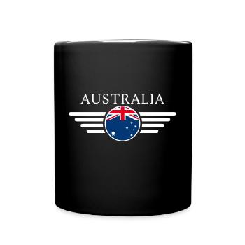 Australia Style Design T-Shirt - Full Colour Mug - black - Front