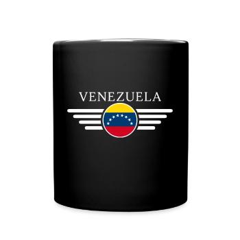 Venezuela Style Design T-Shirt - Full Colour Mug - black - Front
