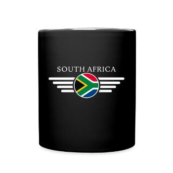 Afrique du Sud Style Design T-shirt - Mug uni - noir - Devant