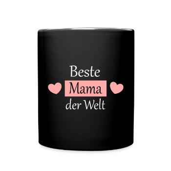 Best Mom in the World Saying Mother's Day Mom - Full Colour Mug - black - Front