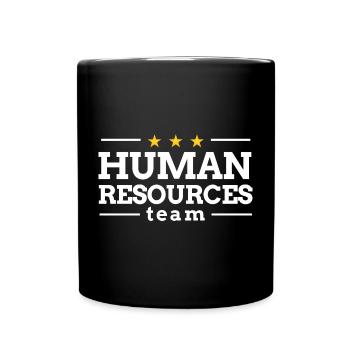 Équipe des ressources humaines - Mug uni - noir - Devant