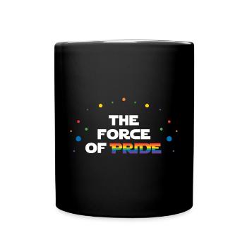 LGBT Pride Month - The Force of Pride - Full Colour Mug - black - Front