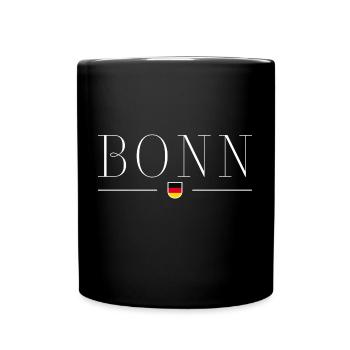 Bonn, Allemagne T-Shirt Design de Style Élégance - Mug uni - noir - Devant